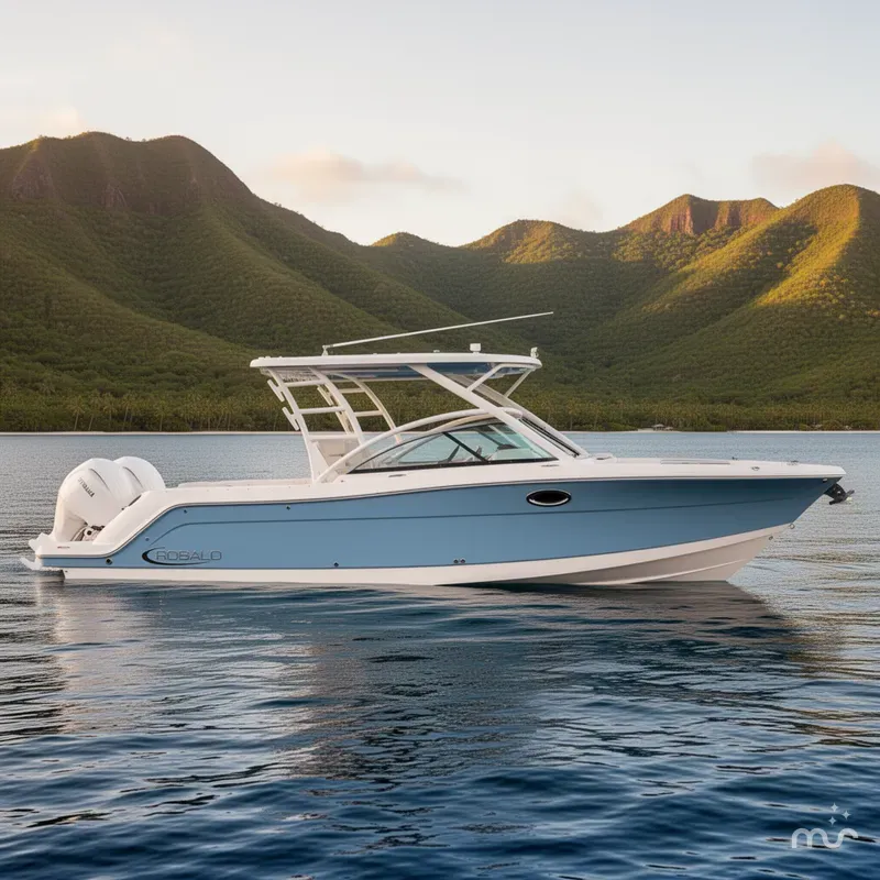 Slide: The Image of Robalo R317 Dual Console 2026 - 2