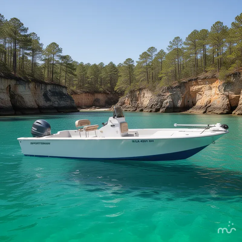 Slide: The Image of Sportsman Masters 227 Bay Boat 2015 - 2