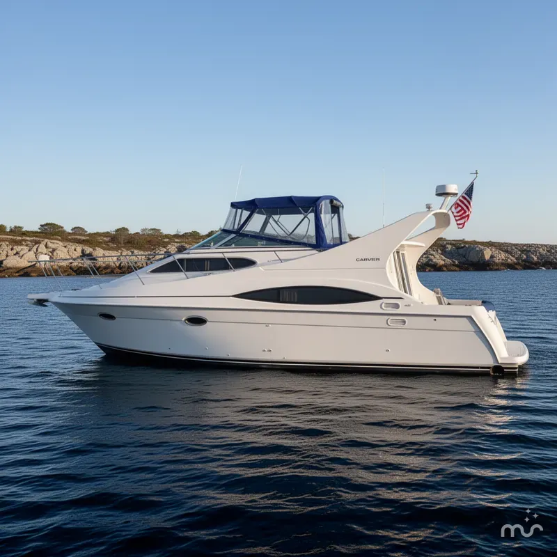 Slide: The Image of Carver Yachts 350 Mariner 1997 - 2