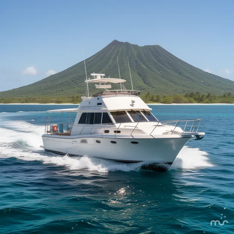The Image of Three Buoys 42 Sport Cruiser HB 1985 - 0
