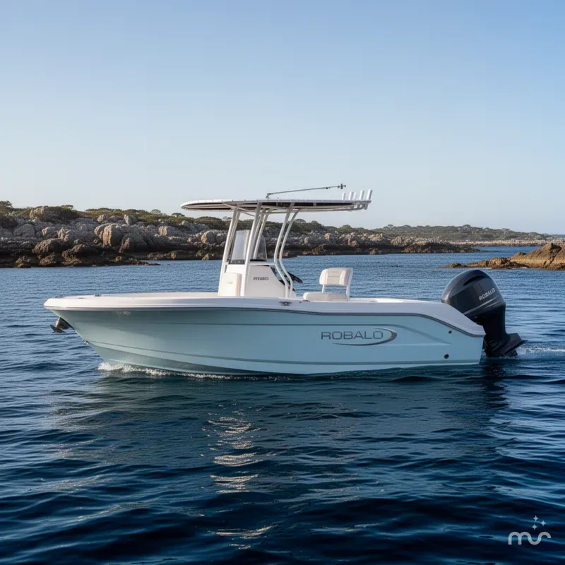 Slide: The Image of Robalo Center Console R180 2025 - 2