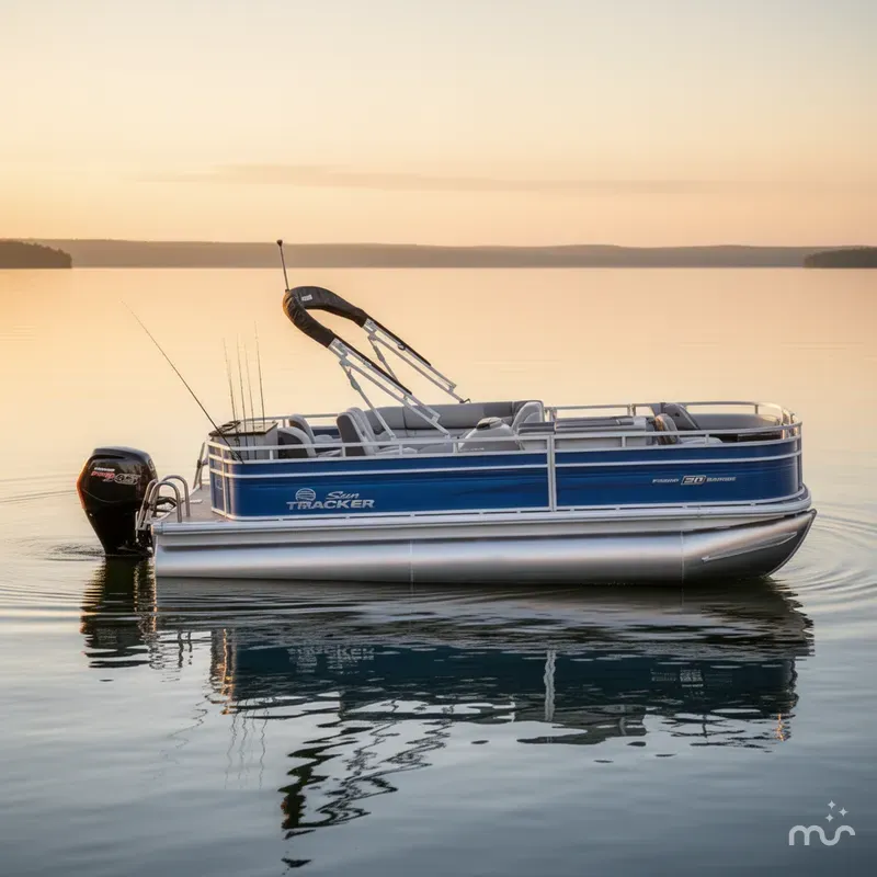 Slide: The Image of Sun Tracker Fishin' Barge 20 DLX 2026 - 0