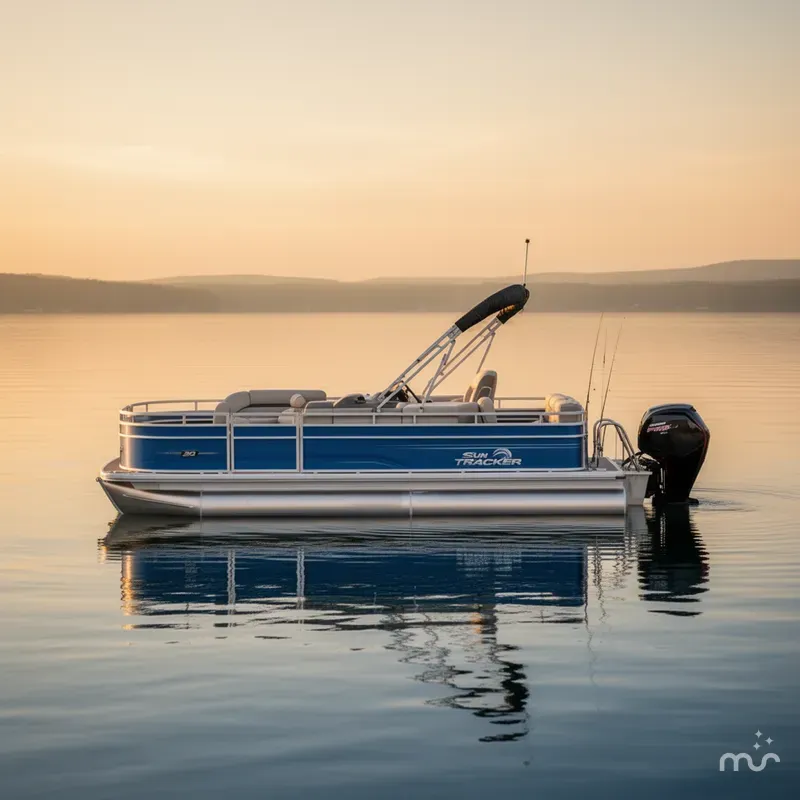 Slide: The Image of Sun Tracker Fishin' Barge 20 DLX 2026 - 1