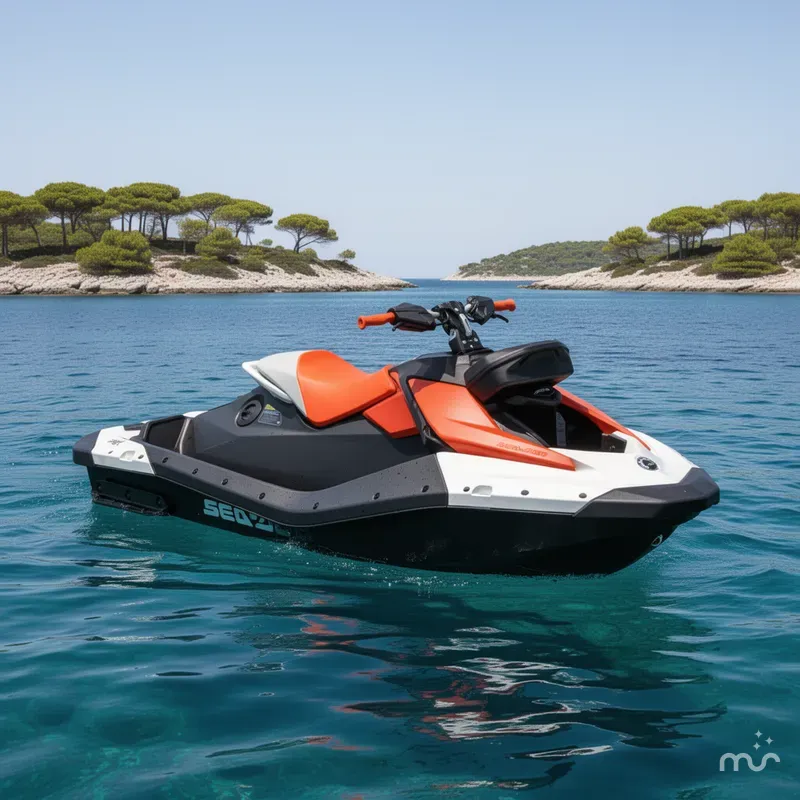Slide: The Image of Sea-Doo Spark Trixx for 1 iBR and Audio in option 2026 - 2