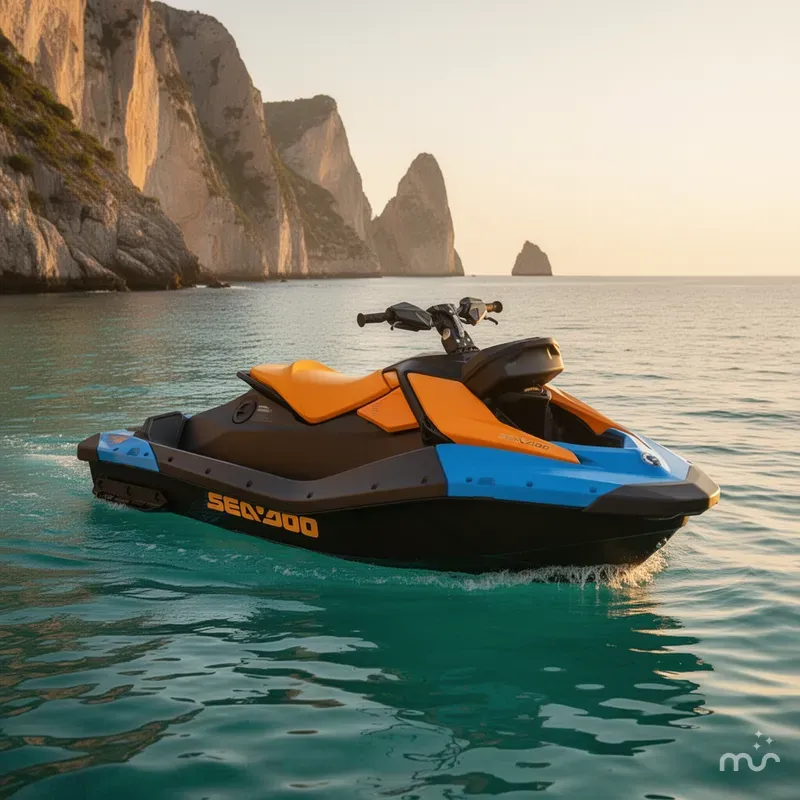 Slide: The Image of Sea-Doo Spark Trixx for 1 iBR and Audio in option 2026 - 2