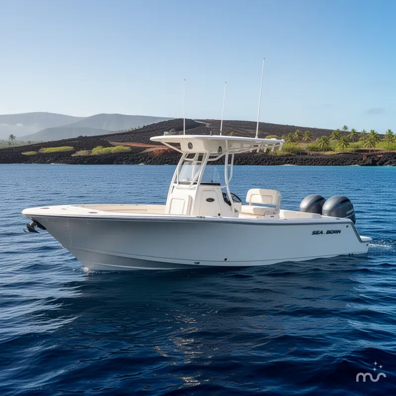 Slide: The Image of Sea Born LX22 Center Console 2025 - 2