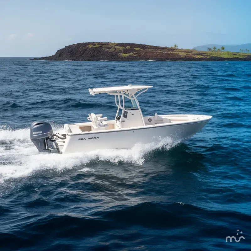 Slide: The Image of Sea Born LX22 Center Console 2025 - 4