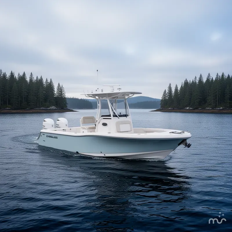 Slide: The Image of Everglades 243 Center Console 2021 - 2