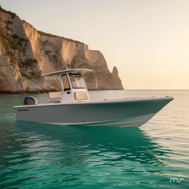 Slide: The Image of Sportsman Masters 227 Bay Boat 2026 - 2