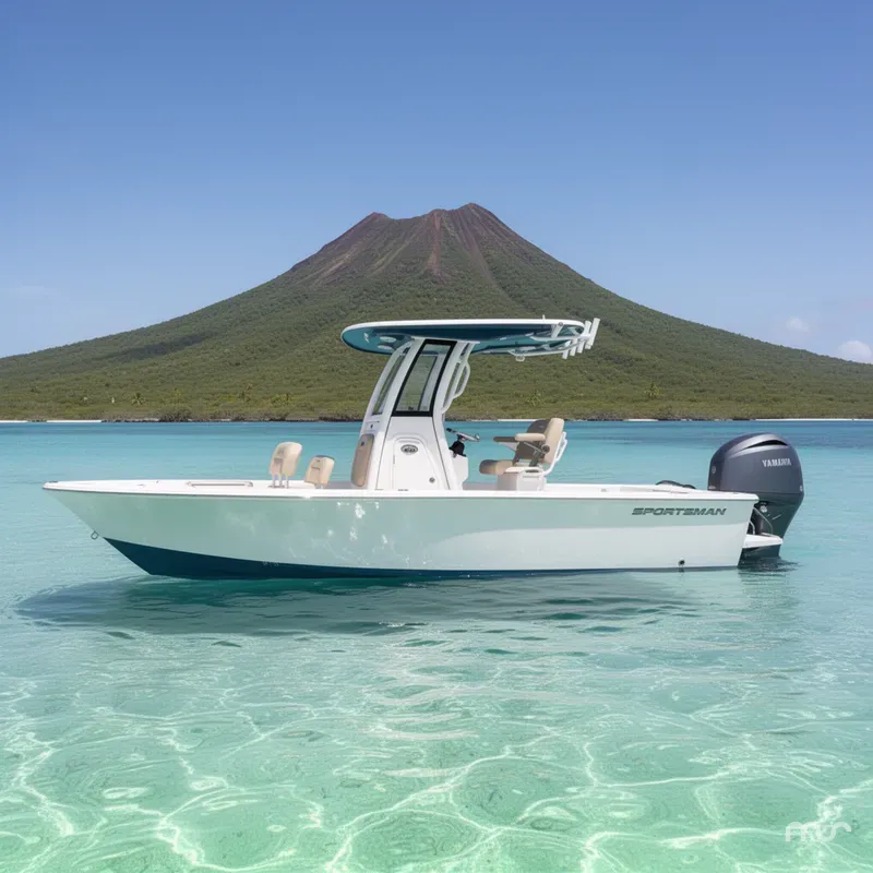 Slide: The Image of Sportsman Masters 227 Bay Boat 2026 - 2