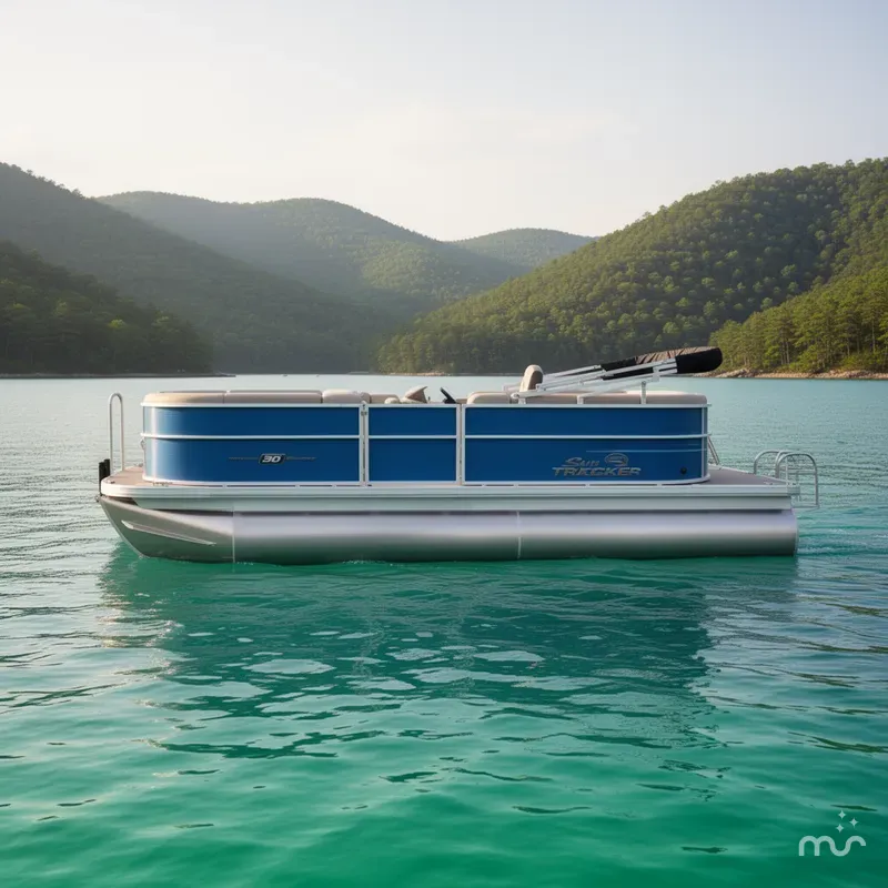 Slide: The Image of Sun Tracker Party Barge 20 DLX 2026 - 2