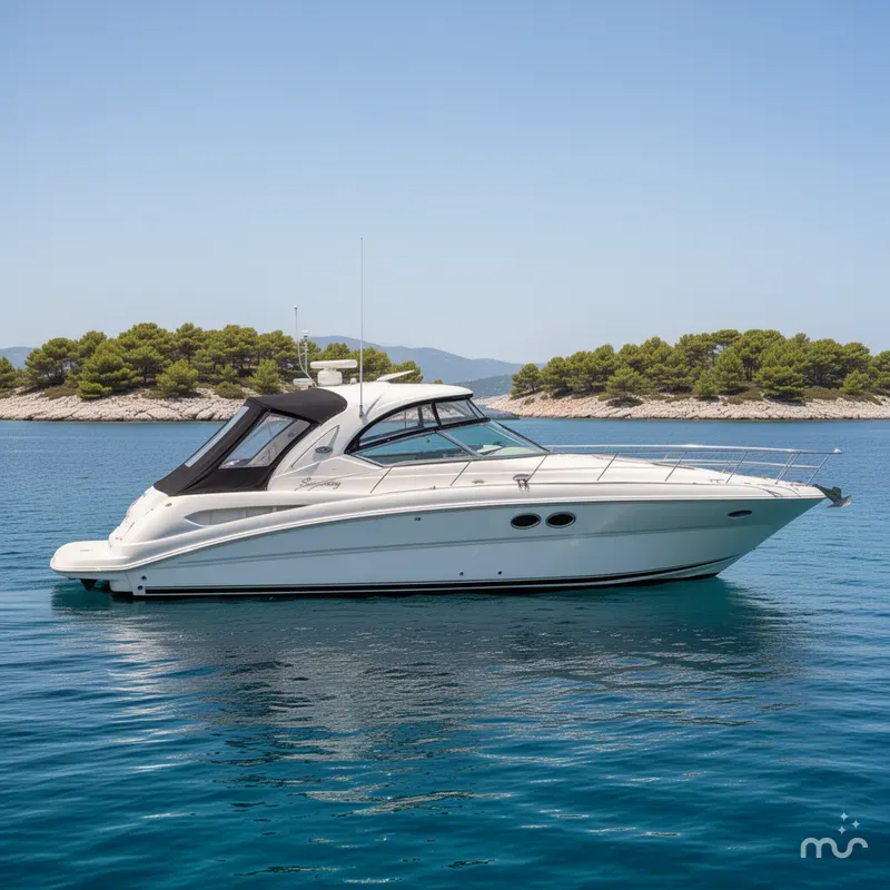 Slide: The Image of Sea Ray 38 Sundancer 2006 - 2