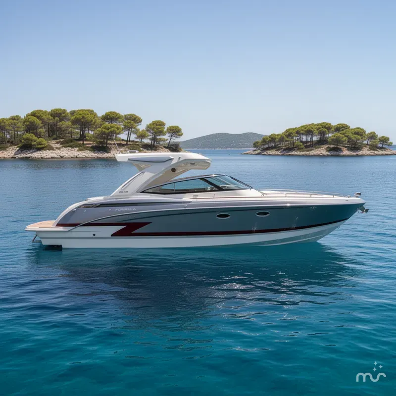 Slide: The Image of Formula 330 Crossover Bowrider 2020 - 2