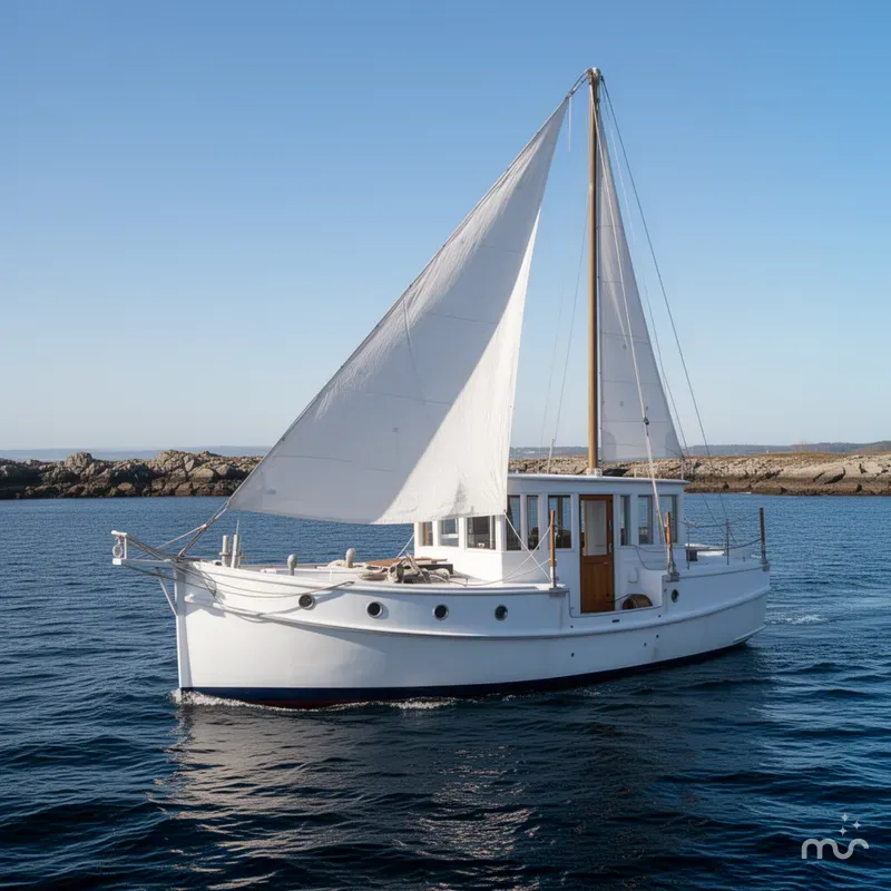 The Image of Custom Sail-Assisted Trawler 2005 - 0