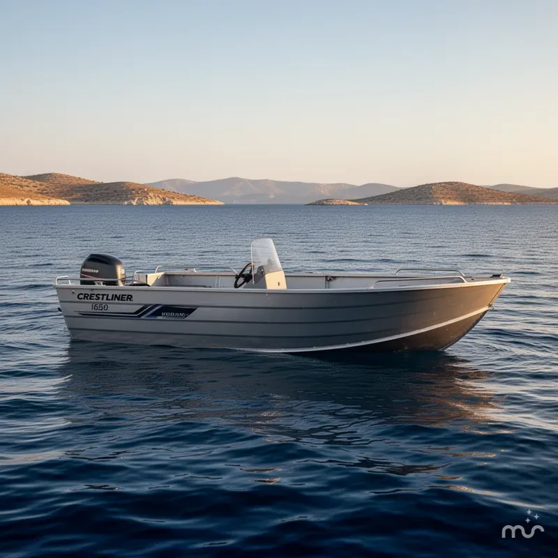 Slide: The Image of Crestliner 1650 Kodiak Tiller 2026 - 2