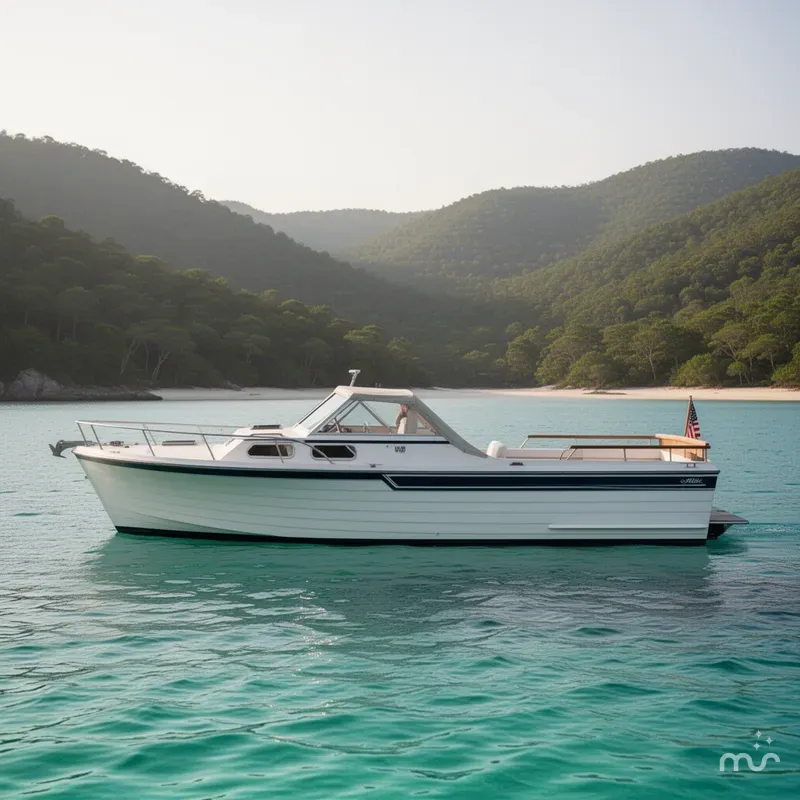 Slide: The Image of Amer 31' Runabout 1987 - 2