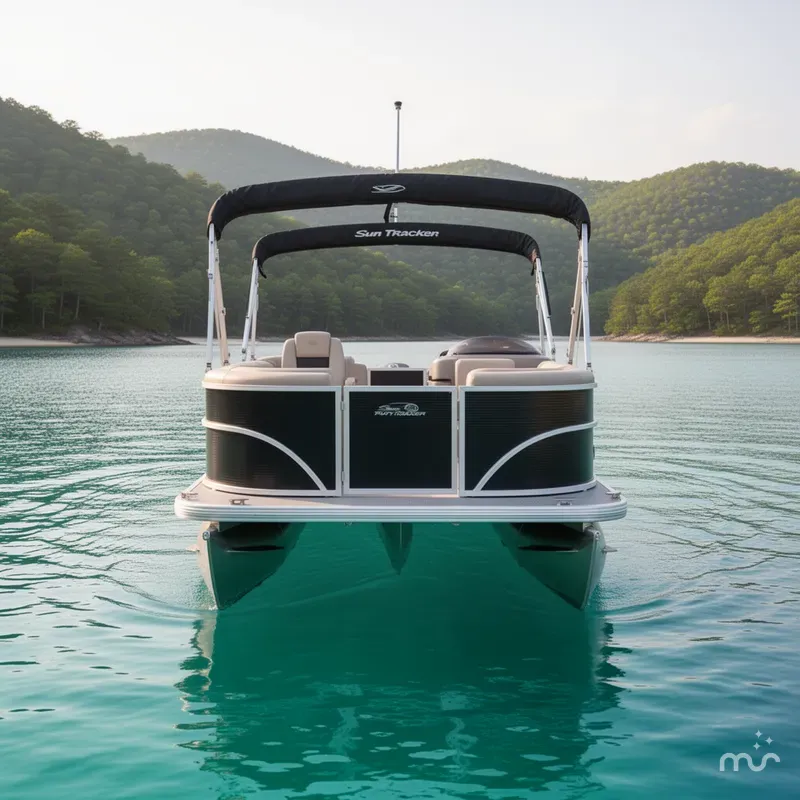 Slide: The Image of Sun Tracker Party Barge 22 DLX 2026 - 3