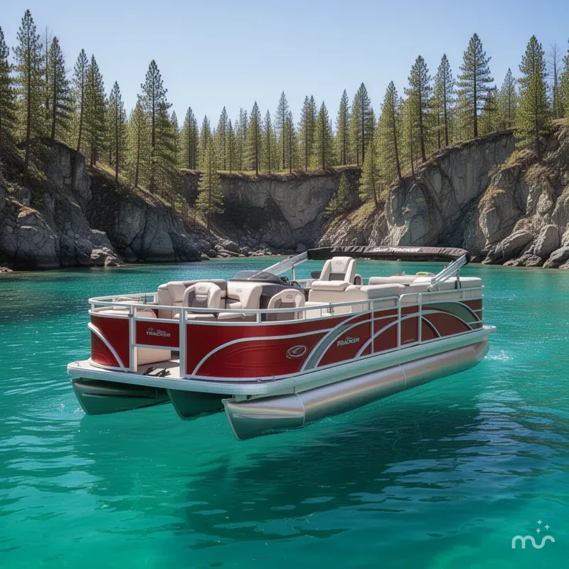 Slide: The Image of Sun Tracker Fishin' Barge 22 DLX 2026 - 3