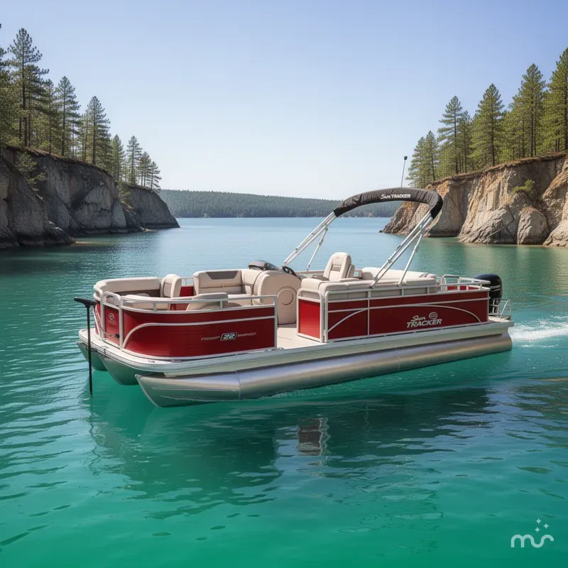 Slide: The Image of Sun Tracker Fishin' Barge 22 DLX 2026 - 4