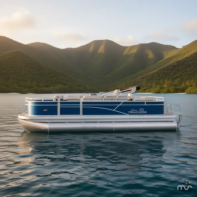 Slide: The Image of Sun Tracker Fishin' Barge 20 DLX 2026 - 2