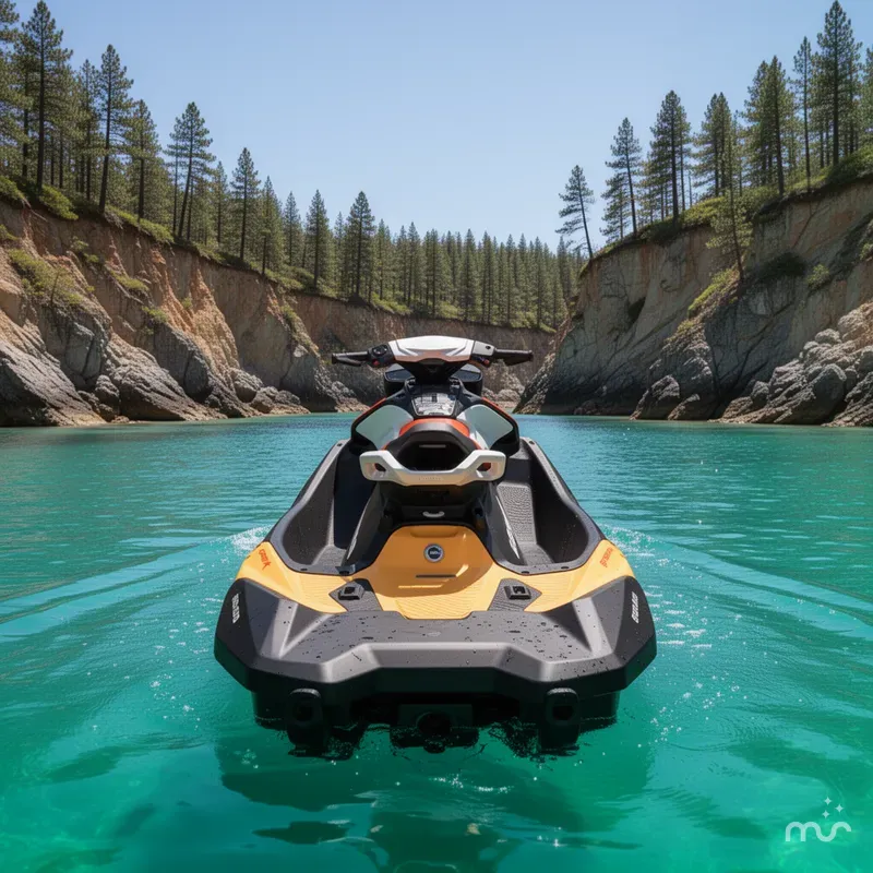 Slide: The Image of Sea-Doo Spark for 3 90 hp Convenience package with iBR and Audio in option 2026 - 3