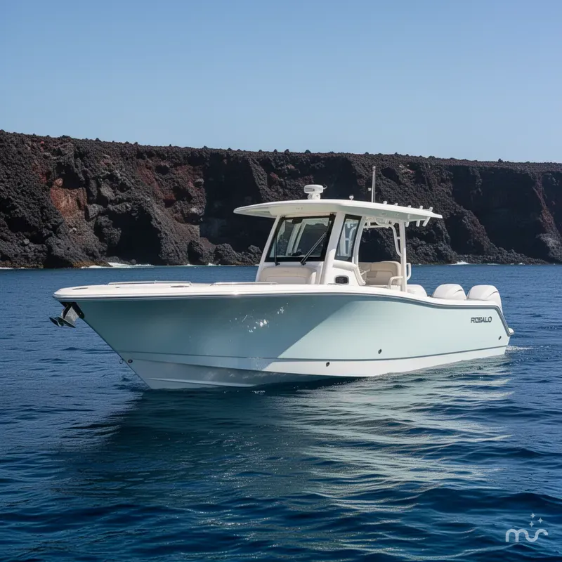 Slide: The Image of Robalo R300 Center Console 2026 - 2