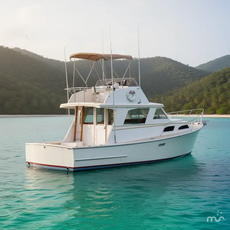 The Image of Whiticar Flybridge Convertible 1982 - 0