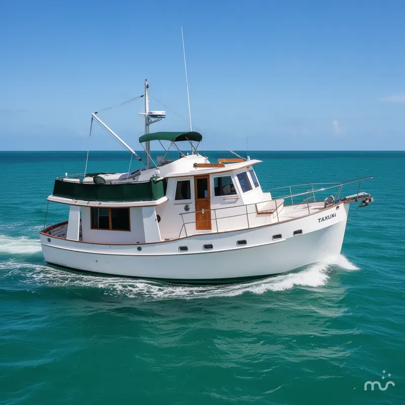 Slide: The Image of Kadey-Krogen 42 Trawler 1980 - 0