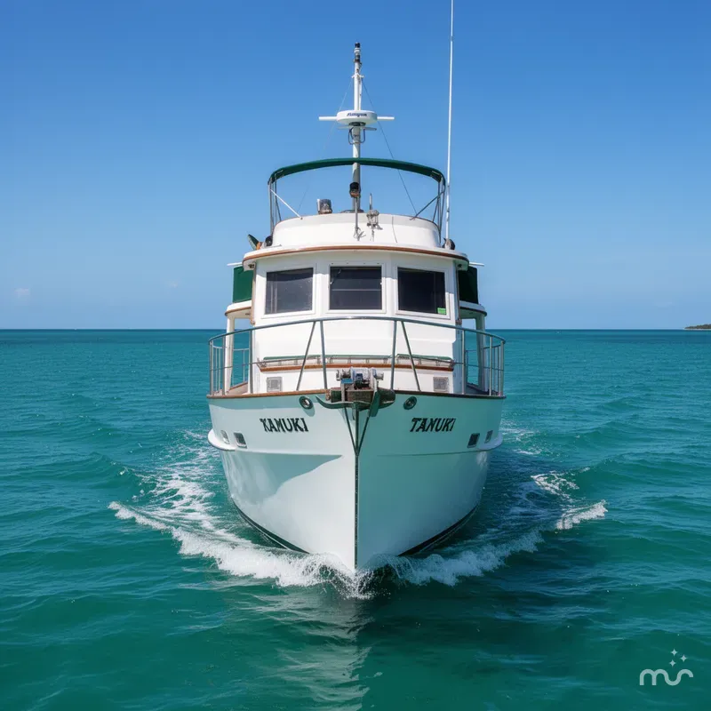 Slide: The Image of Kadey-Krogen 42 Trawler 1980 - 1