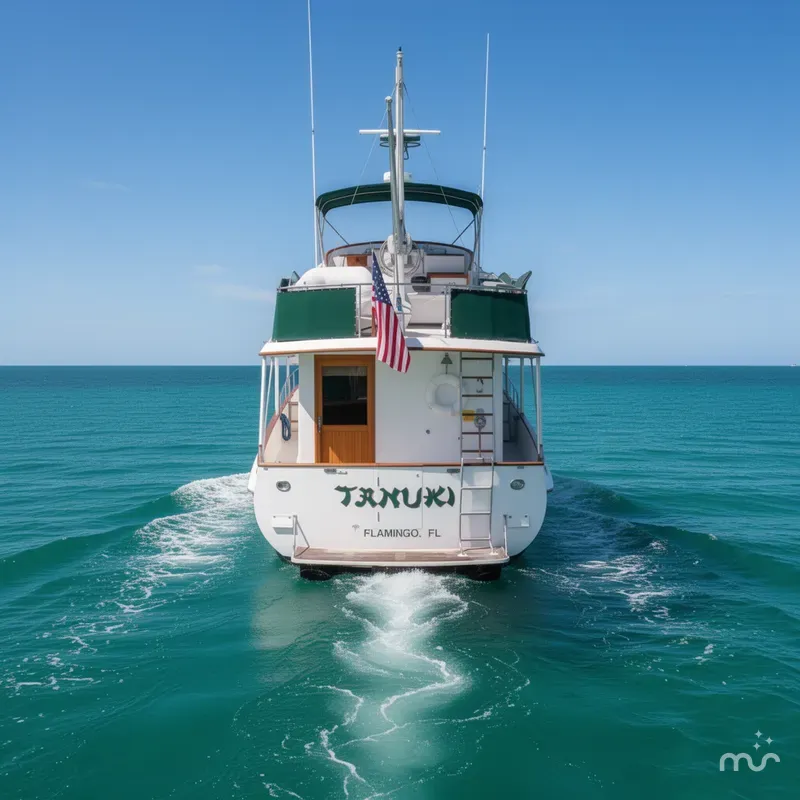 Slide: The Image of Kadey-Krogen 42 Trawler 1980 - 3