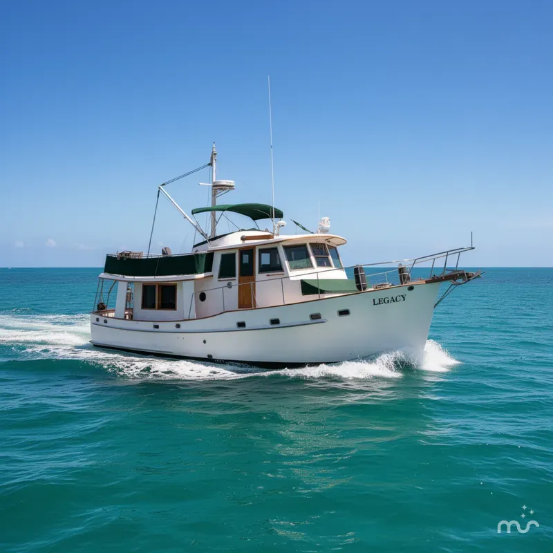 Slide: The Image of Kadey-Krogen 42 Trawler 1980 - 4