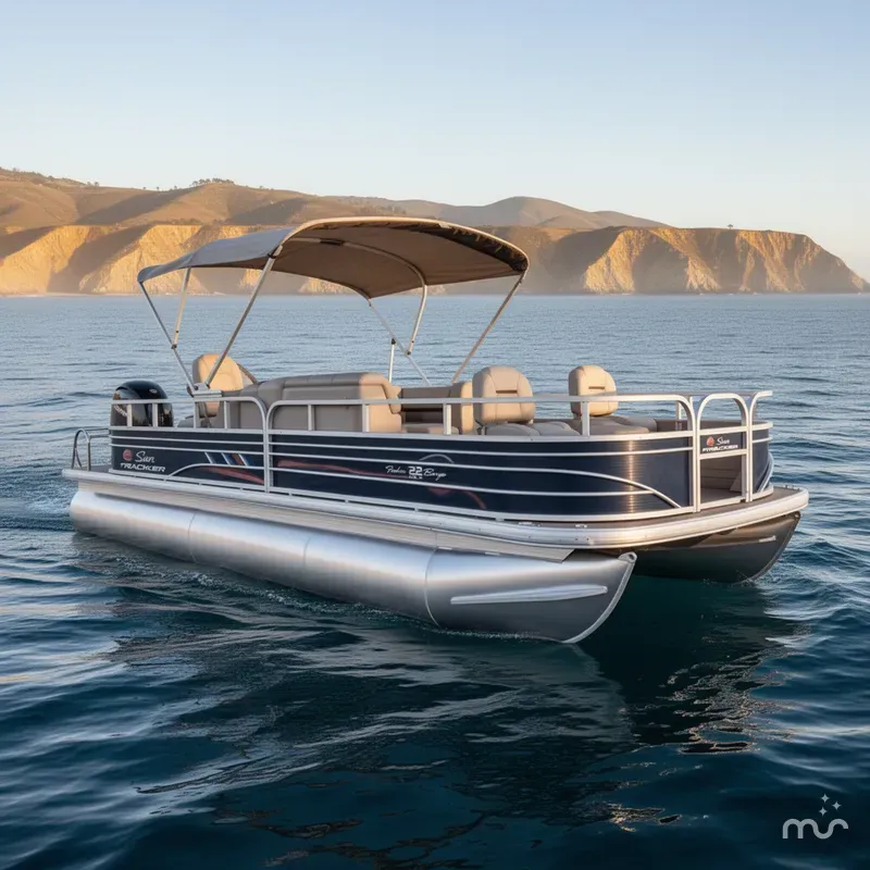 Slide: The Image of Sun Tracker Fishin' Barge 22 DLX 2022 - 1