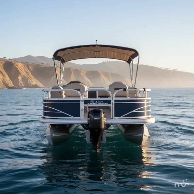 Slide: The Image of Sun Tracker Fishin' Barge 22 DLX 2022 - 2