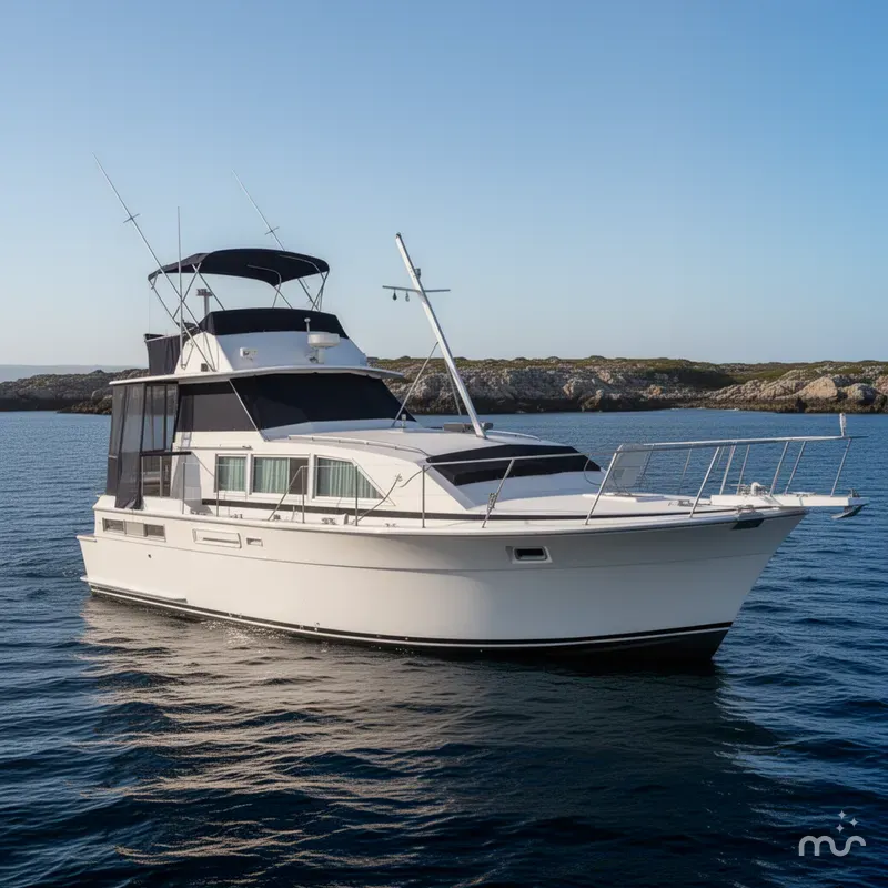 The Image of Bertram 42 Flybridge Motor Yacht 1977 - 0