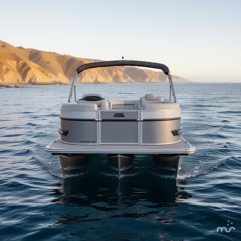 Slide: The Image of Avalon Catalina Quad Lounge - 23 FT w/ 150HP Mercury 2026 - 2