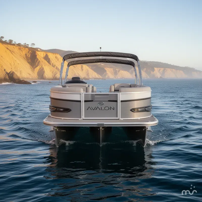Slide: The Image of Avalon Catalina Quad Lounge - 23 FT w/ 150HP Mercury 2026 - 3