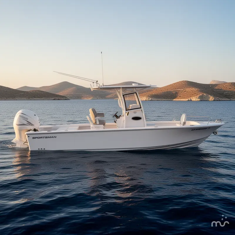 Slide: The Image of Sportsman Masters 267 Bay Boat 2021 - 2