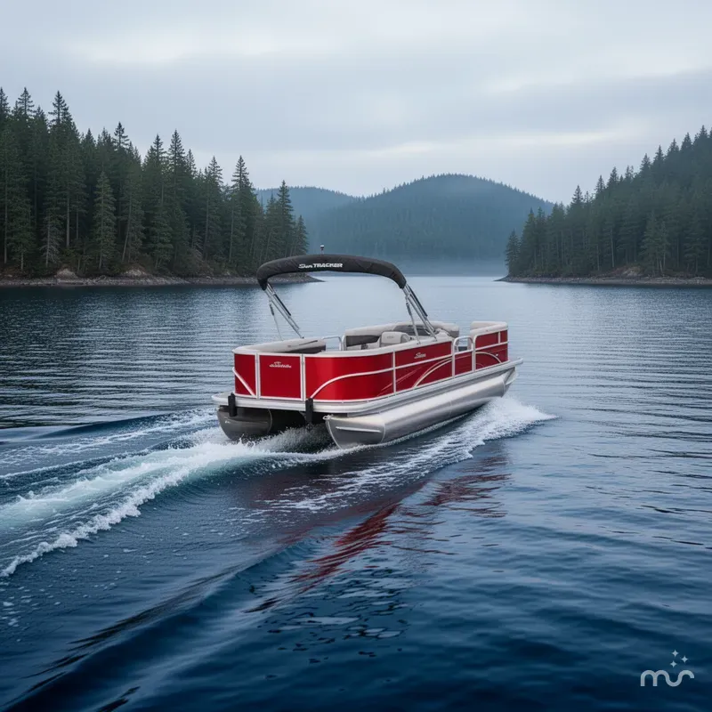 Slide: The Image of Sun Tracker Party Barge 18 DLX 2026 - 4