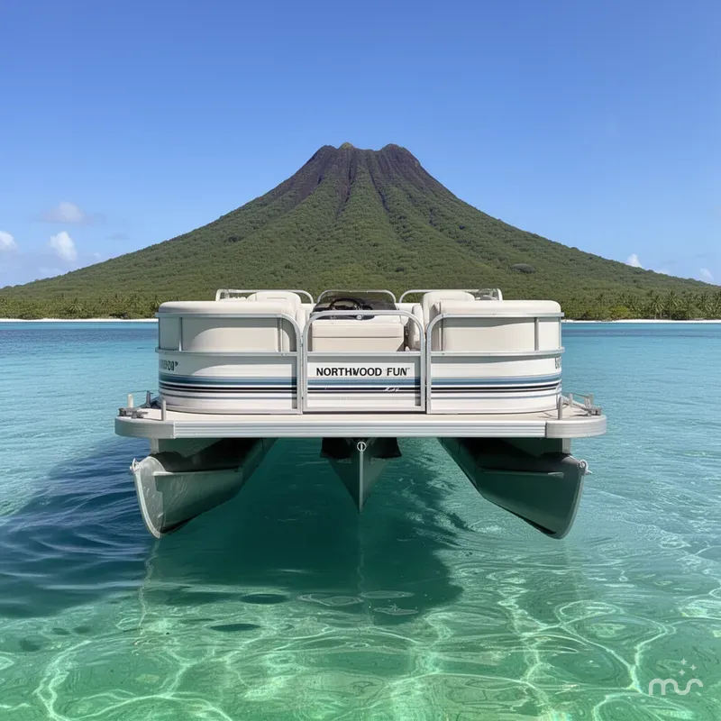 Slide: The Image of Northwood Fun Deluxe Pontoon 1992 - 3