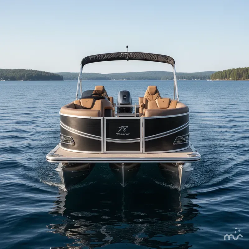 Slide: The Image of Tahoe LTZ 2385 Quad Lounge Shift SS Tritoon & Honda 4-Stroke EFI 2026 - 1