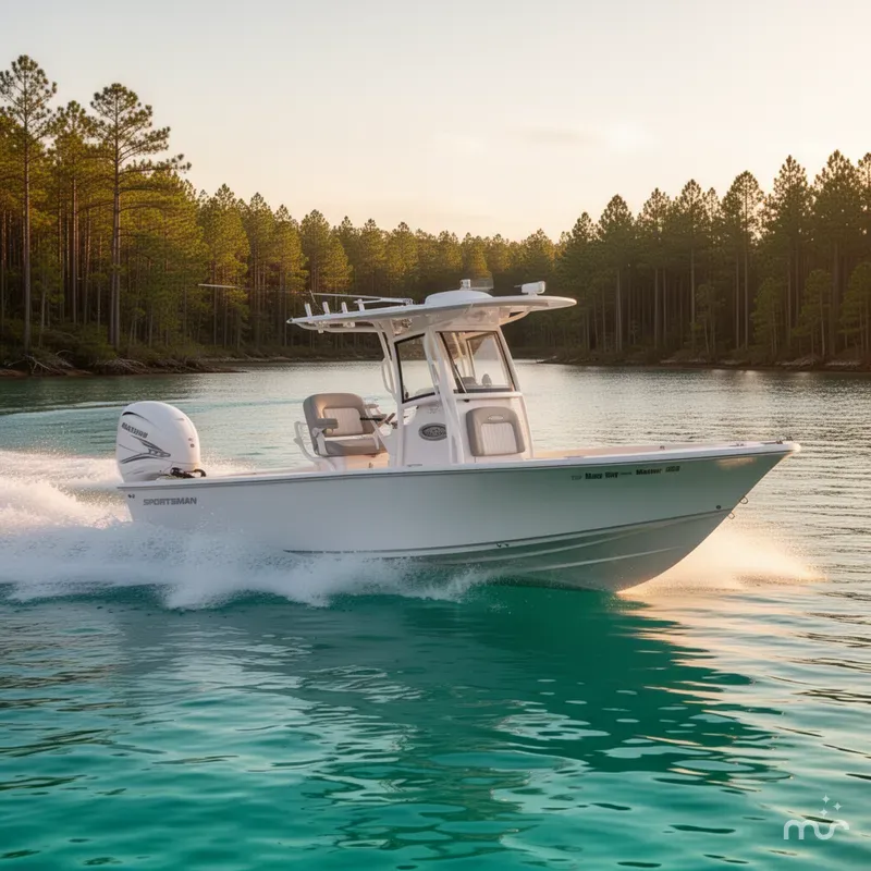 Slide: The Image of Sportsman Masters 267 Bay Boat 2021 - 4