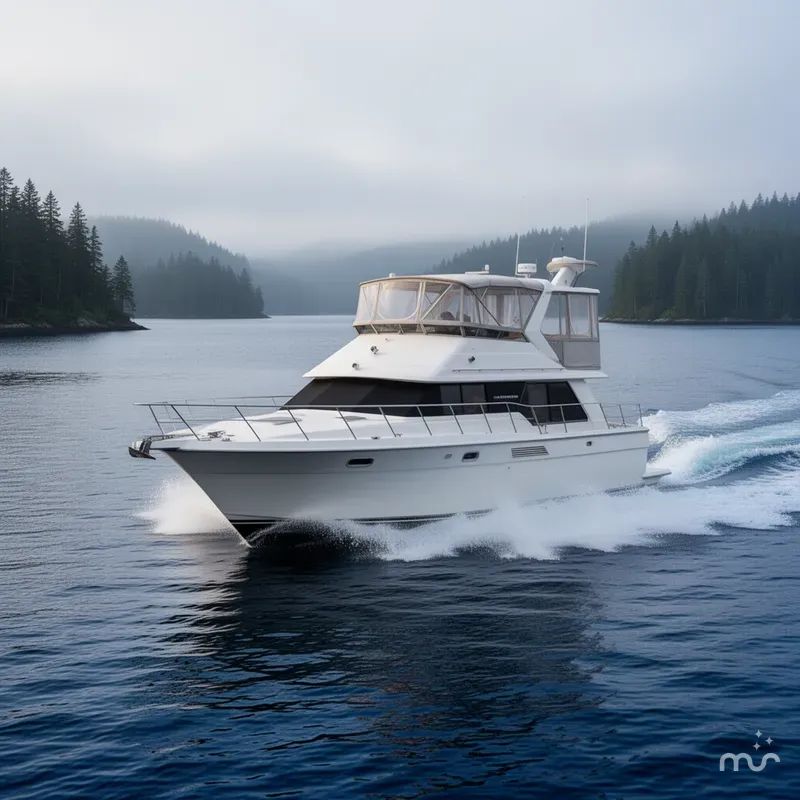 The Image of Carver Yachts 440 Aft Cabin Motor Yacht 1995 - 0