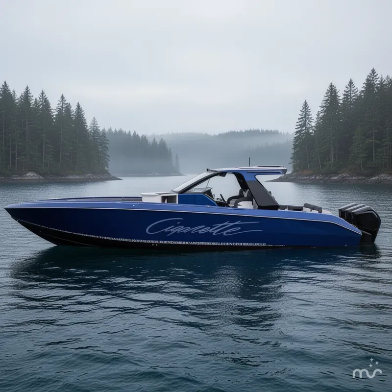 Slide: The Image of Cigarette 41' Nighthawk 2024 - 2