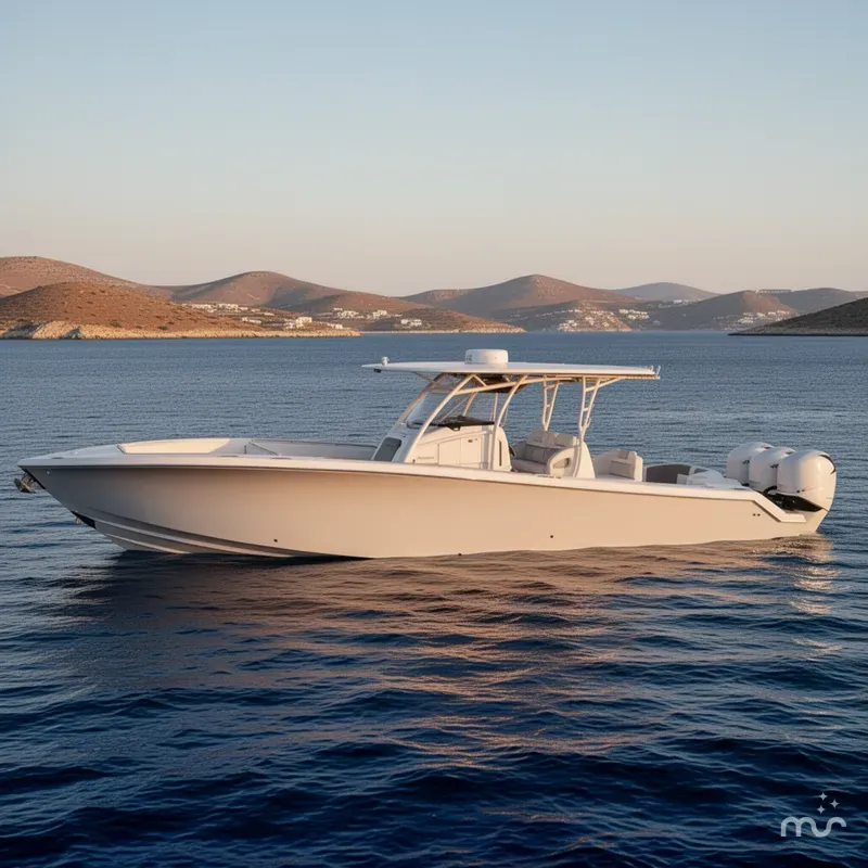 Slide: The Image of Nor-Tech 390 Sport Center Console 2019 - 2