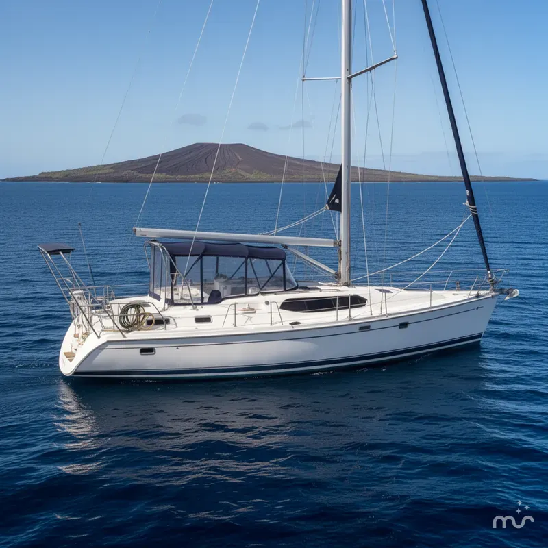 Slide: The Image of Hunter 45 Center Cockpit 2010 - 2