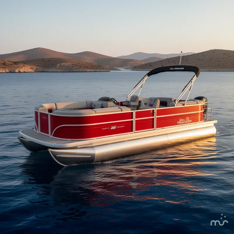 The Image of Sun Tracker Party Barge 22 DLX 2026 - 0