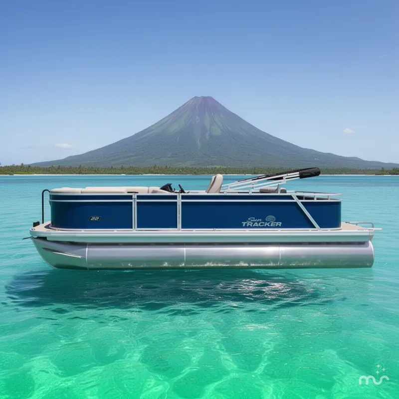 Slide: The Image of Sun Tracker Party Barge 22 RF XP3 2026 - 2