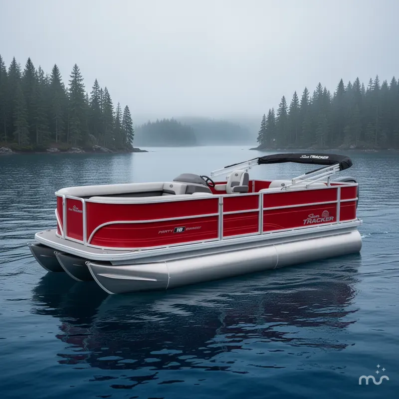 The Image of Sun Tracker Party Barge 18 DLX 2026 - 0