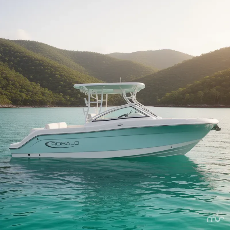 Slide: The Image of Robalo R247 Dual Console 2019 - 2