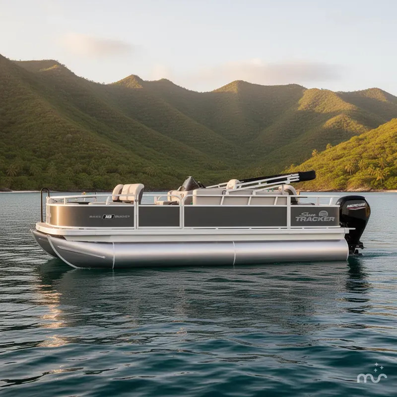 Slide: The Image of Sun Tracker Bass Buggy 18 DLX 2026 - 2